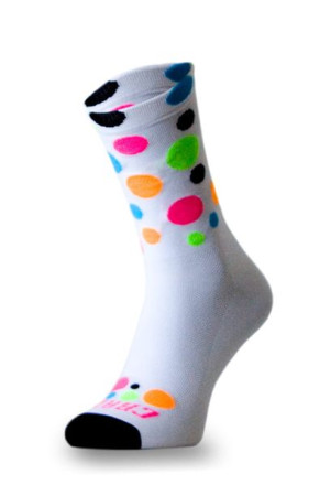 Skarpetki kolarskie HOT DOT FLUO LIGHT (EU : S)