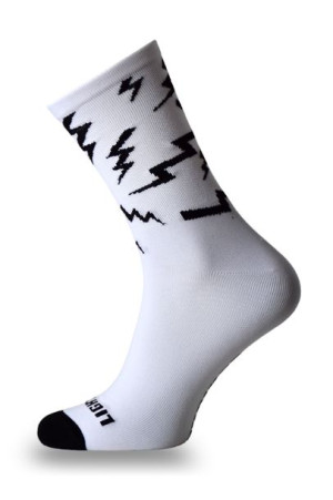 Skarpetki kolarskie HIGH VOLTAGE WHITE (EU : M)
