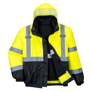 Kurtka ostrzegawcza Bomber 3 w 1 Premium L