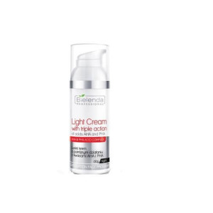 Bielenda Professional Light Cream With Triple Action lekki krem o potrójnym