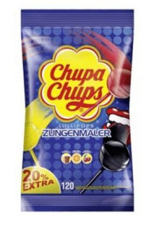 Chupa chups Zugenmaler Lizaki farbujące 120 sztuk