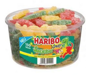 Haribo Żelki Dinozaury Kwaśne 150szt