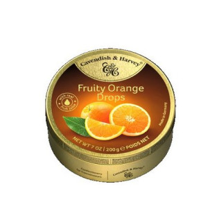 Landrynki Cavendish Fruity Orange 200g Pomarańcza