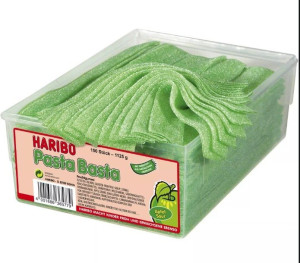 Haribo Pasta Basta Kwaśne Paski Jabłkowe 150szt