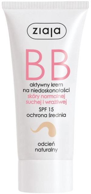 Ziaja BB krem do skóry normalnej, suchej i wrażliwej odcień naturalny SPF15