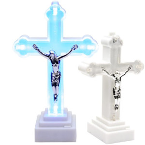 Krzyż Led Wkład Do Znicza Świecąca Figurka Do Domu