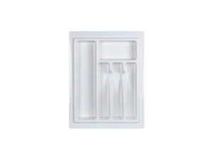 Wkład Na Sztućce Organizer Do Szuflady 40 Cm Biały