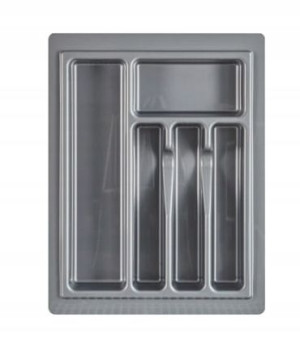Wkład Na Sztućce Organizer Do Szuflady 40 Cm Szary
