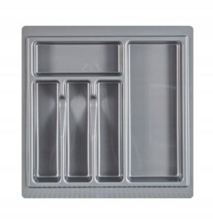 Wkład Na Sztućce Organizer Do Szuflady 50 Cm Szary