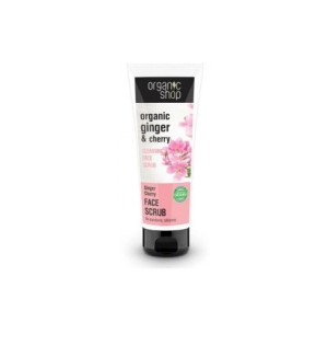 Organic Shop Organic Ginger & Cherry Cleansing Face Scrub oczyszczający scr