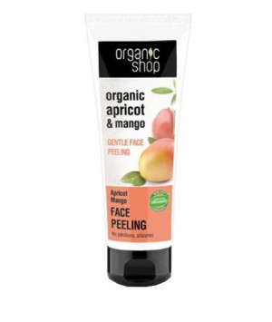 Organic Shop Organic Apricot & Mango Face Peeling delikatny peeling do twar
