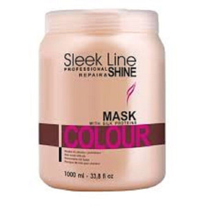 Stapiz Sleek Line Colour Mask maska z jedwabiem do włosów farbowanych 1000m