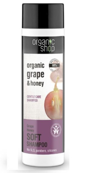 Organic Shop Organic Grape & Honey Gentle Care Shampoo pielęgnujący szampon