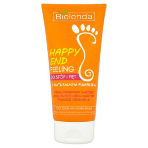 Bielenda Happy End peeling do stóp i pięt z naturalnym pumeksem 125g