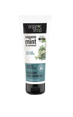 Organic Shop Organic Mint & Wormwood Cold Care Foot Cream-Gel kremowy żel d