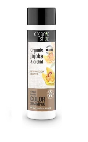 Organic Shop Organic Jojoba & Orchid Glowing Color Shampoo szampon do włosó