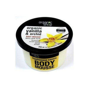 Organic Shop Organic Vanilla & Orchid Body Mousse mus do ciała burbońska wa