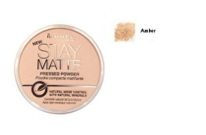 Rimmel Stay Matte Powder puder prasowany 009 Amber 14g