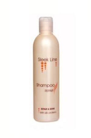 Stapiz Sleek Line Colour Shampoo szampon z jedwabiem do włosów farbowanych