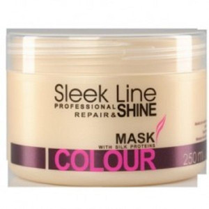 Stapiz Sleek Line Colour Mask maska z jedwabiem do włosów farbowanych 250ml