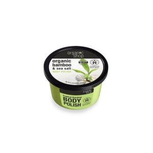 Organic Shop Organic Bamboo & Sea Salt Body Polish pasta do ciała na bazie