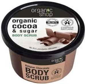 Organic Shop Organic Cocoa & Sugar Body Scrub peeling do ciała o zapachu be