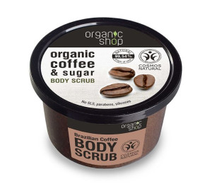 Organic Shop Organic Coffee & Sugar Body Scrub peeling do ciała na bazie ol