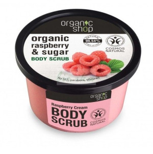Organic Shop Organic Raspberry & Sugar Body Scrub peeling do ciała o zapach
