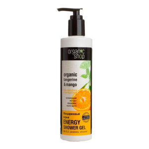 Organic Shop Organic Tangerine & Mango Energy Shower Gel mandarynkowy orzeź