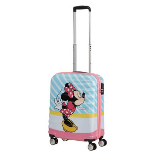 Walizka kabinowa American Tourister Wavebreaker Disney - Minnie pink kiss
