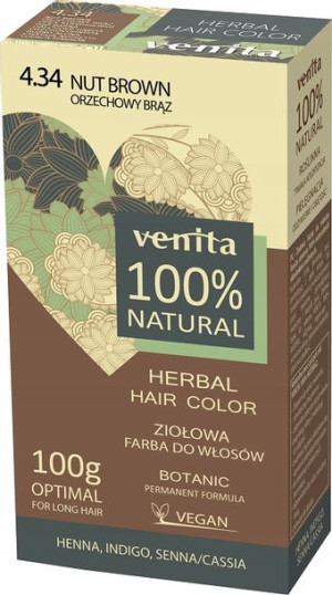 Venita Naturalna Farba Do Włosów Orzechowy Brąz