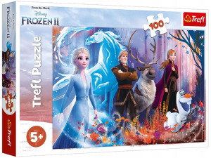 TREFL PUZZLE FROZEN II Magia Krainy Lodu 100 elem.