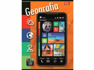UNIPAP Zeszyt A5 60 Kartek KRATKA GEOGRAFIA