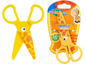 COLORINO Plastikowe Bezpieczne NOŻYCZKI Baby 37275