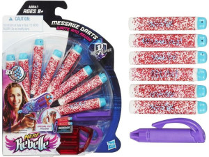 8 zakodowanych Strzałek NERF REBELLE A8861