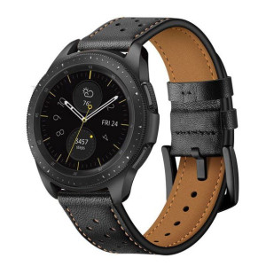 Pasek Tech-protect Leather Samsung Galaxy Watch 4 40/42/44/46mm Black