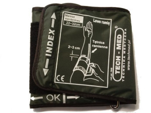 Mankiet do ciśnieniomierzy TECH-MED - standardowy 23-33 cm