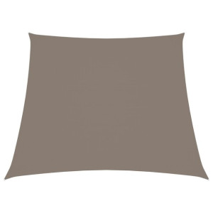 Trapezowy żagiel ogrodowy, tkanina Oxford, 3/4x3 m, taupe