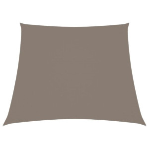 Żagiel ogrodowy, tkanina Oxford, trapezowy, 4/5x3 m, taupe