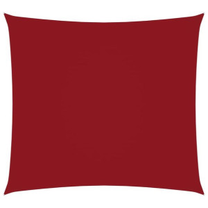 Kwadratowy żagiel ogrodowy, tkanina Oxford, 3,6x3,6 m, czerwony