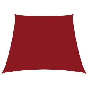 Żagiel ogrodowy, tkanina Oxford, trapezowy, 4/5x3 m, czerwony