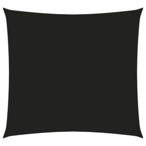 Kwadratowy żagiel ogrodowy, tkanina Oxford, 3,6x3,6 m, czarny