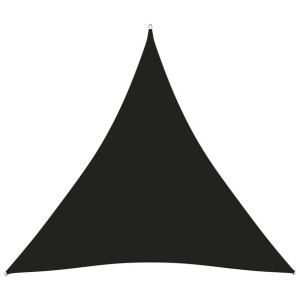 Trójkątny żagiel ogrodowy, tkanina Oxford, 3,6x3,6x3,6m, czarny