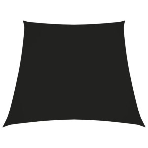 Żagiel ogrodowy, tkanina Oxford, trapezowy, 3/4x2 m, czarny