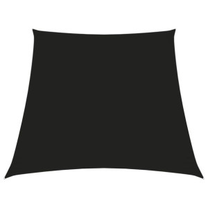 Żagiel ogrodowy, tkanina Oxford, trapezowy, 4/5x3 m, czarny