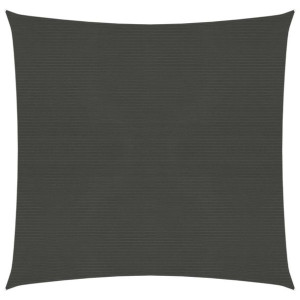 Żagiel przeciwsłoneczny, 160 g/m², antracytowy, 2,5x2,5 m, HDPE