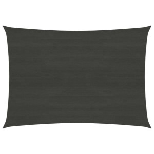 Żagiel przeciwsłoneczny, 160 g/m², antracytowy, 3,5x4,5m, HDPE