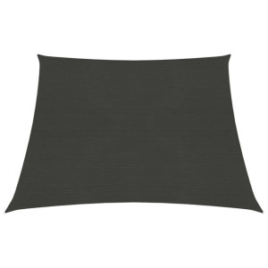 Żagiel przeciwsłoneczny, 160 g/m², antracytowy, 3/4x2 m, HDPE