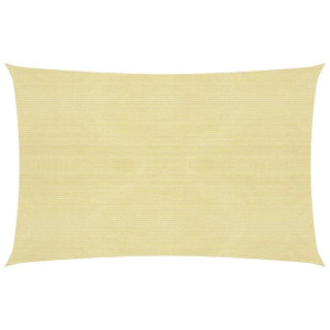 Żagiel przeciwsłoneczny, 160 g/m², beżowy, 2x2,5 m, HDPE