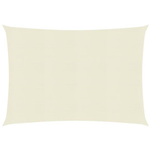 Żagiel przeciwsłoneczny, 160 g/m², kremowy, 2,5x3 m, HDPE